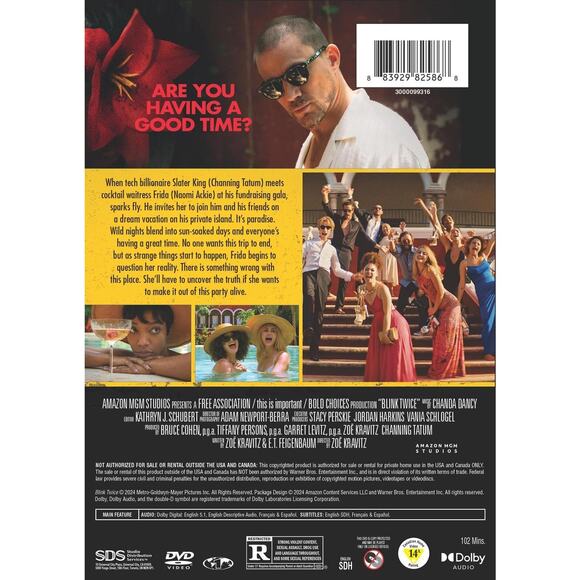 Blink Twice DVD Channing Tatum Brand New Factory Sealed Free Shipping - Picture 2 of 2